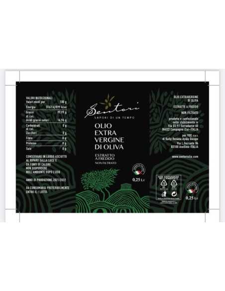 Olio di oliva EVO Sentori da 0,25 Litri