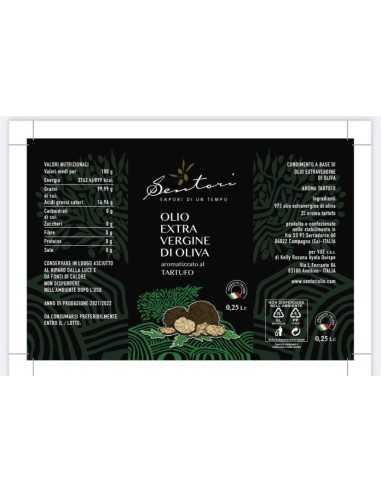 Olio aromatizzato al TARTUFO Sentori