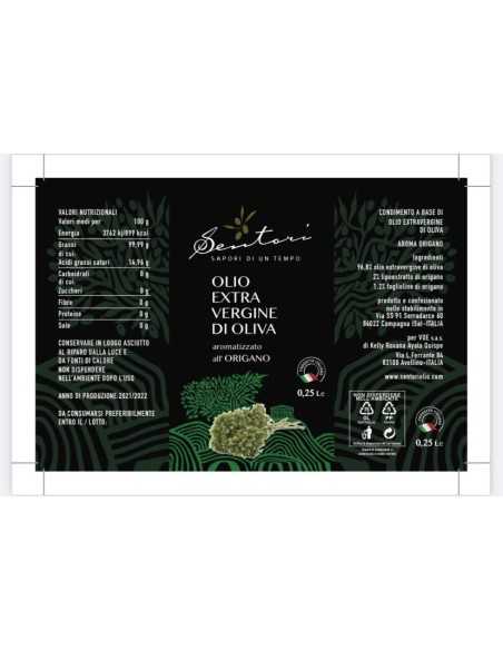 Olio aromatizzato all'ORIGANO Sentori