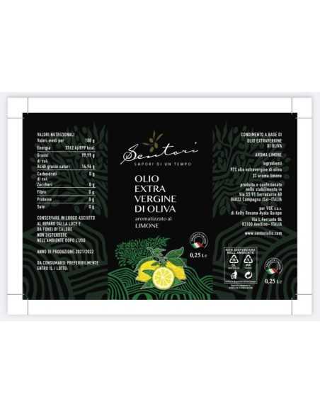 Olio aromatizzato al LIMONE Sentori