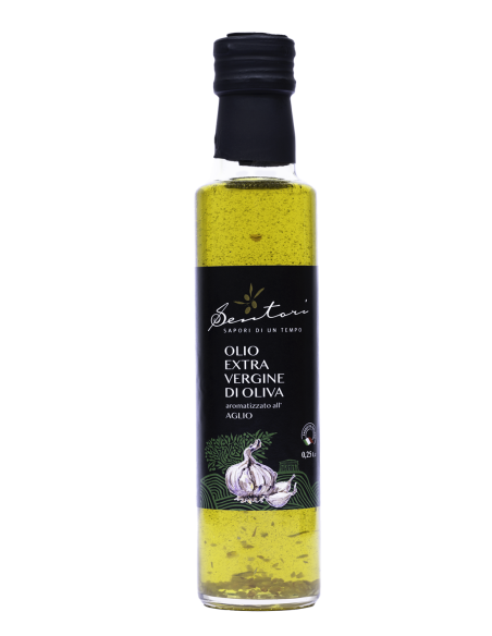 Olio aromatizzato all'AGLIO Sentori